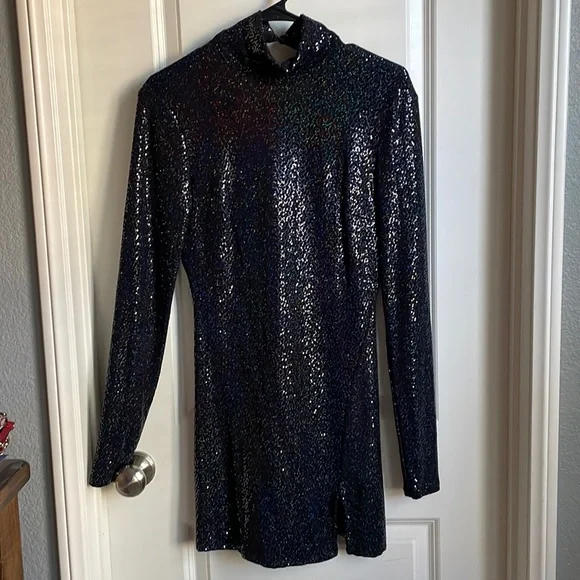 BERSHKA sequin dress
